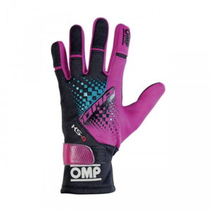 KS-4 GUANTES MY2018 NEGRO/MAGENTA SZ-xs