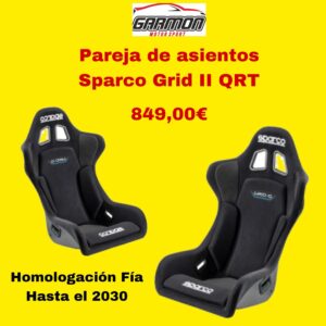 PAREJA DE ASIENTOS SPARCO GRID II-QRT