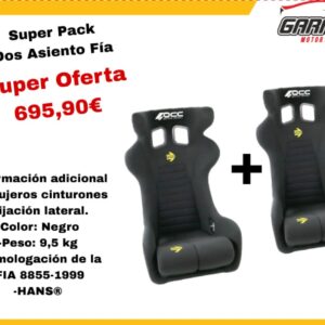 Pack 2 Asientos Momo Daytona Occ Motorsport